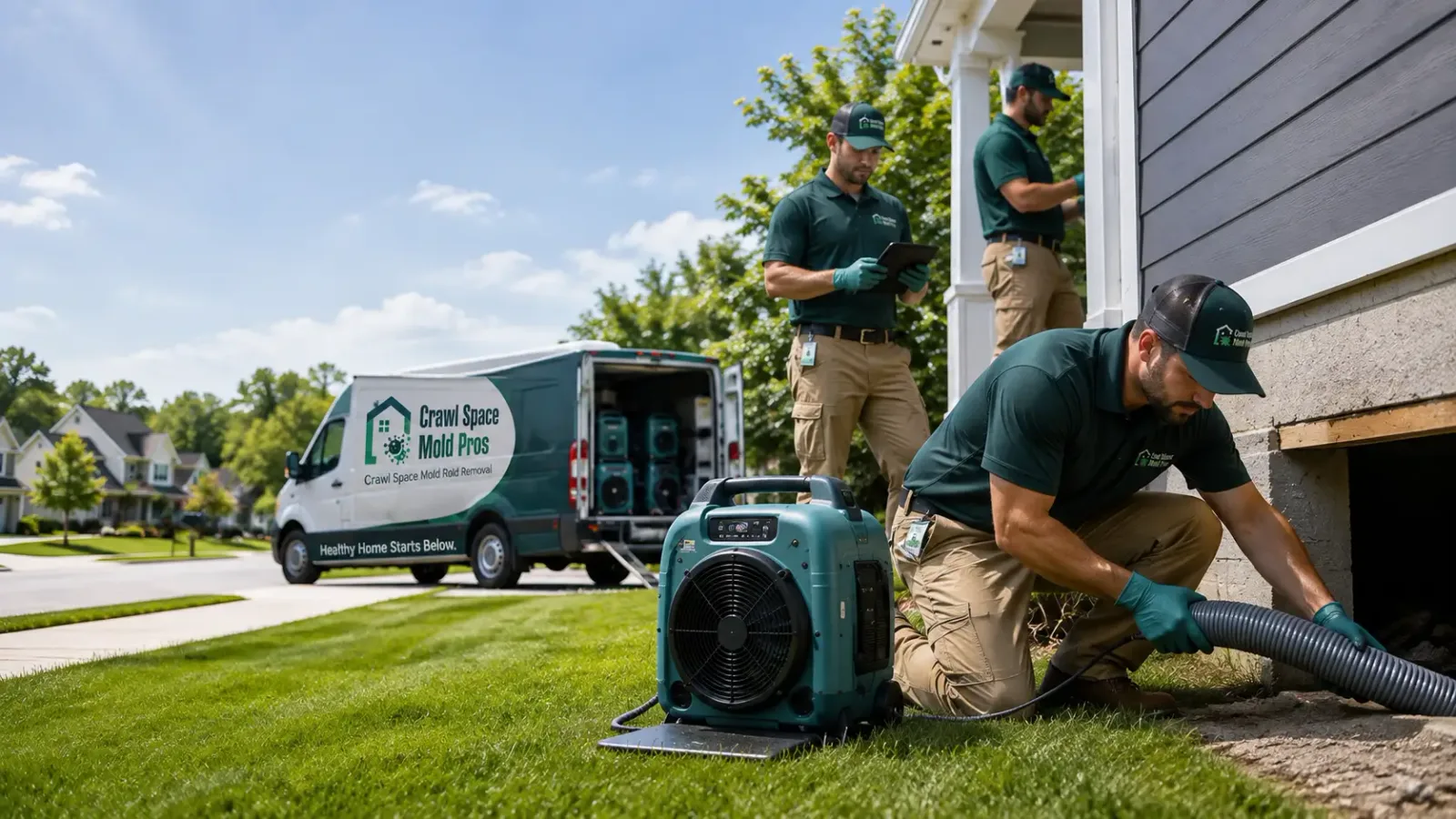 Crawl Space Mold Removal in Stuart, OK